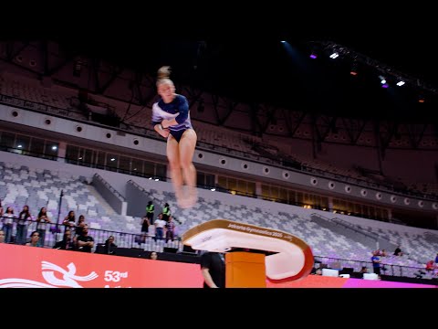 Joscelyn Roberson (USA) - VT - Podium Training - 2025 World Championships Jakarta