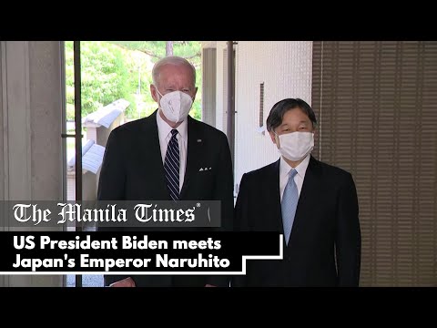 US President Biden meets Japan's Emperor Naruhito