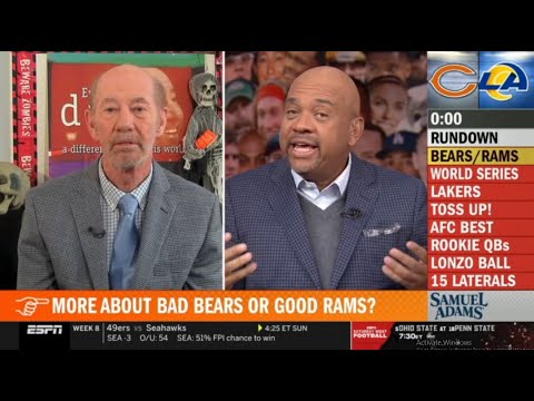 Pardon The Interruption | Wilbon reacts to Rams beat Bears 24-10 with Jared Goff's 2 TD