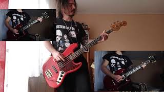 HIM - Love's Requiem (Bass cover w/ guitar solo)