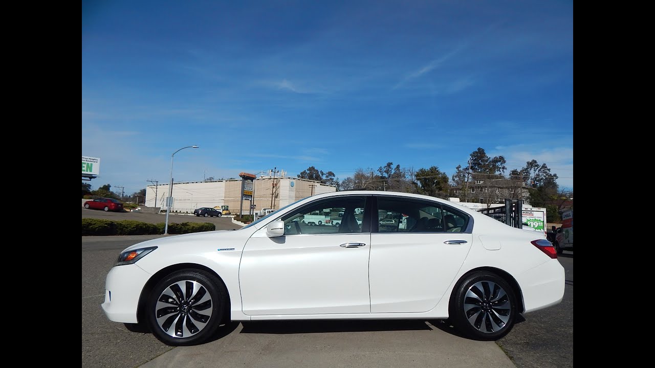 2015 Honda Accord Hybrid EX-L in depth walk around video ...