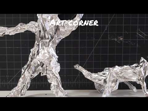 Aluminum Foil Sculpture