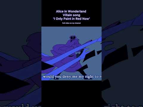 What if Alice was the Villain? Watch the full video on my channel & stream ‘I Only Paint in Red Now’