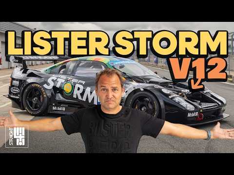 Ben Collins ex Stig Drives the MYTHICAL 90's Group C V12 car around Silverstone! | Lister Storm GT1