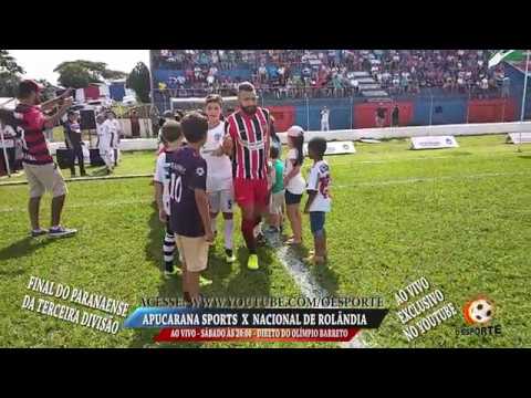 APUCARANA SPORTS X NACIONAL DE ROLÂNDIA - CHAMADA DO PORTAL