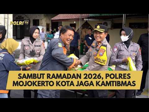 SAMBUT RAMADAN 2026, POLRES MOJOKERTO KOTA JAGA KAMTIBMAS