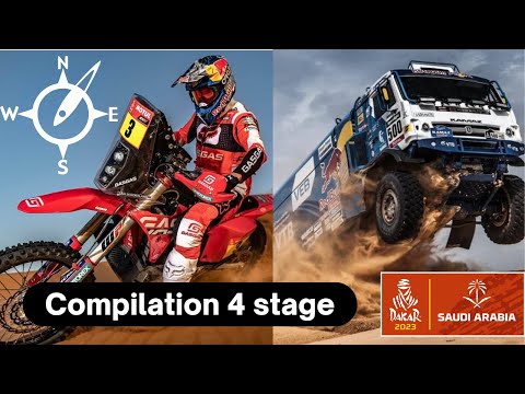 🟩➡ Dakar Rally 2023 - Compilation 4 stage | Compilação do 4º estágio