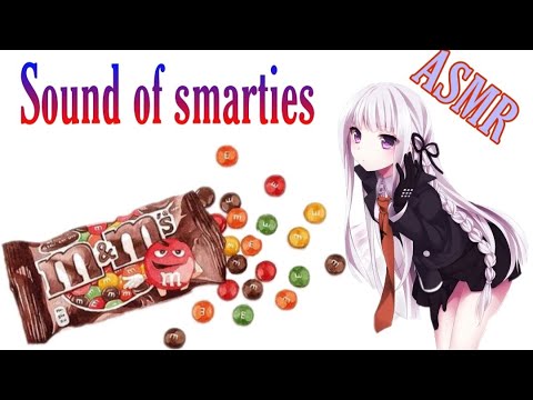 ASMR | with sound of smarties chocolate | chocolate beans | ASMR sleep