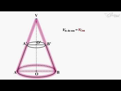 Trunchi  de con circular drept – arii și volum. Matematică - Manual pentru clasa a VIII-a 2025