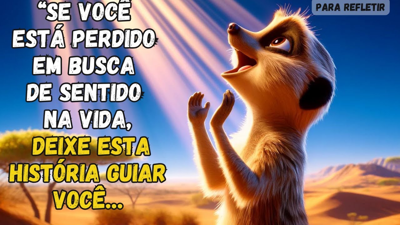 O SURICATA QUE ENCONTROU SEU PROPÓSITO DE VIDA - Uma Linda Reflexão