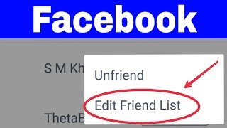 Facebook |Use Edit Friend List And Select Close Friends,Family,Acquaintances,Unnamed,List Restricted