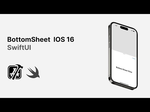 SwiftUI BottomSheet | Half Height & Custom Sizes with PresentationDetents | SwiftUI Tutorials