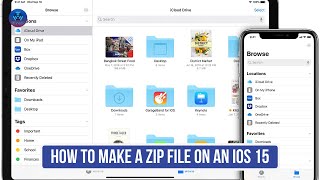 How to Make a ZIP File on an iOS Without Any Third-Party apps