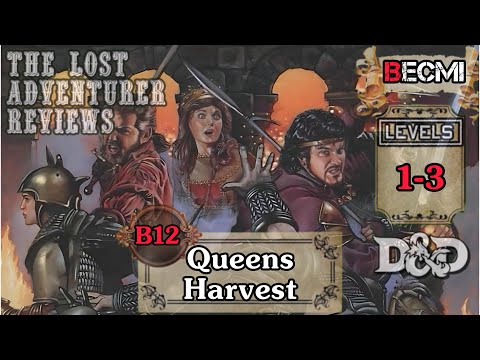 A Review of B12: Queens Harvest. A BECMI Dungeons and Dragons review #10