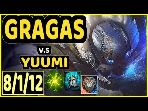 HOIT (GRAGAS) vs YUUMI - 8/1/12 KDA BOTTOM SUPPORT CHALLENGER GAMEPLAY - KR