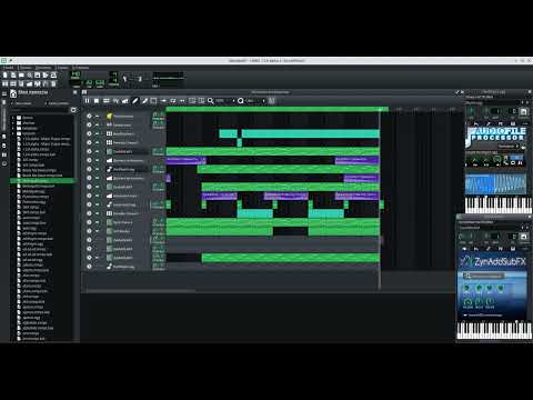 MelodyaM (just a track in LMMS) using ZynAddSubFx