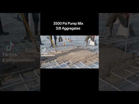 3500 Psi Pump Mix  3/8 Aggregates