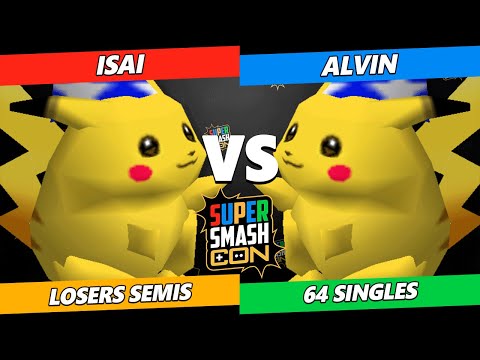 SSC 2022 Losers Semis - Isai (Pikachu, Jigglypuff) Vs. Alvin (Pikachu) Smash 64 Tournament