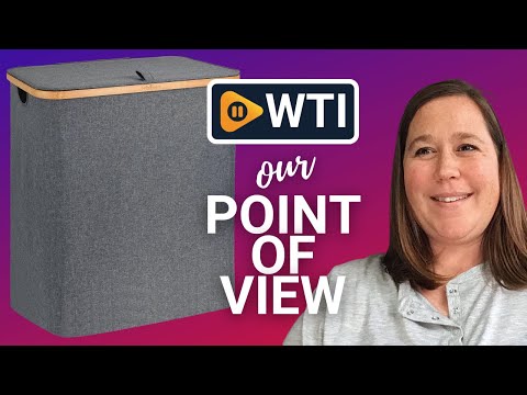 laundry room decor|Large Laundry Basket|140L Clothes Hampers for Laundry - WTI product video review