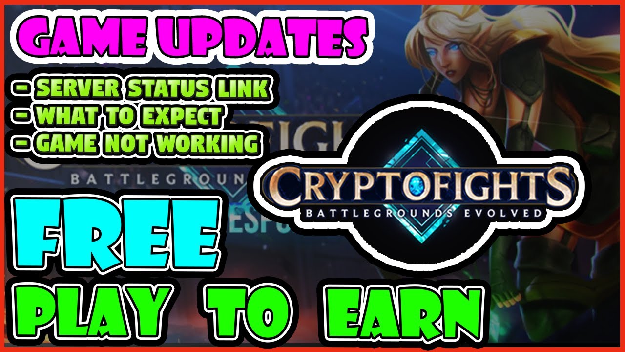 FREE PLAY TO EARN CRYPTO CRYPTOFIGHTS GAME UPDATE -BEST NFT GAME - BLOCKCHAIN GAMES GOOD GRAPHICS