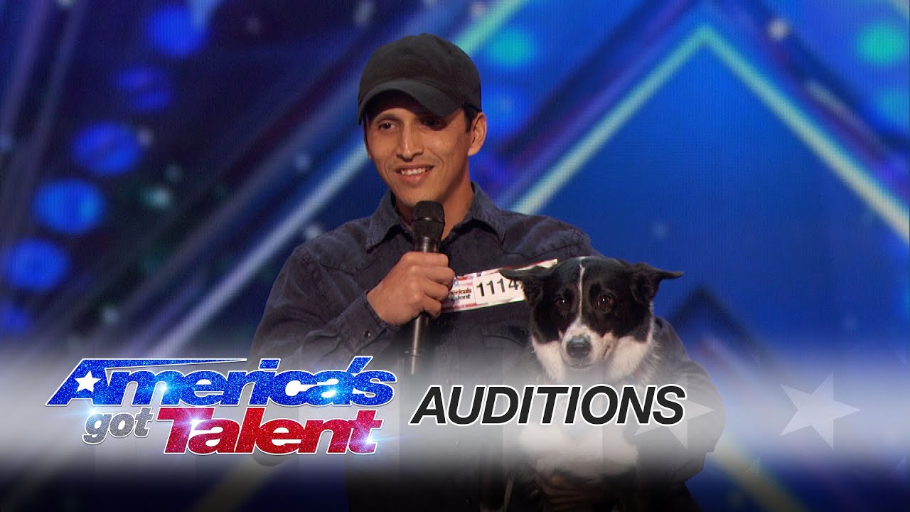 Pato and Ginger The Dog: Audience Goes Nuts for Amazing Dog Tricks - America's Got Talent 2016 thumbnail