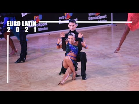 Nikolay Levchenkov - Marie Denigot Levchenkova, FRA | 2021 WDSF European Ch. Latin | R1 PD