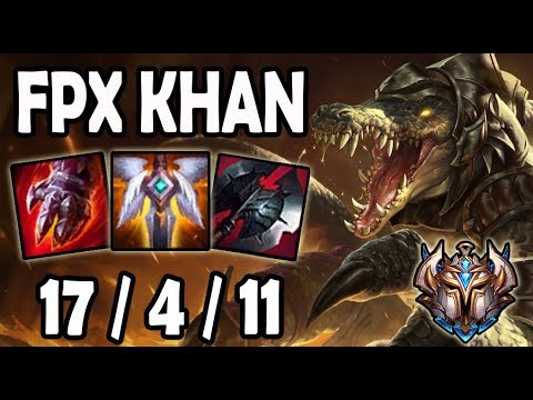 Renekton vs Sett TOP [ FPX Khan ] Lol Challenger Korea