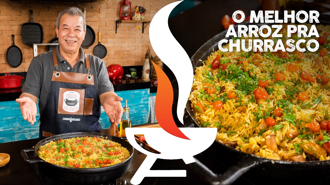 Arroz com pernil pinga e frita