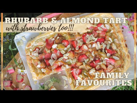Easy Rhubarb and Almond Tart Recipe Scottish Family Favourite