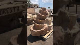 Fontana da Giardino in Pietra con Cascata