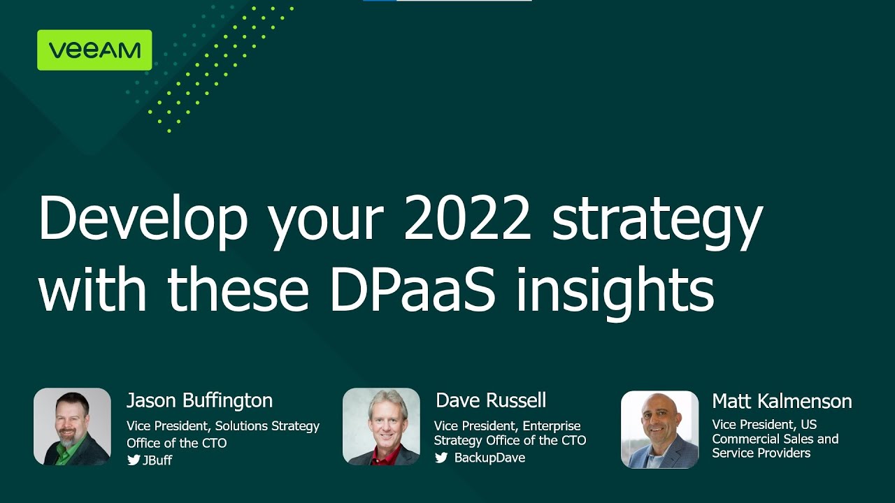 Develop your 2022 strategy with these exclusive DPaaS insights video