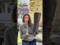 Сапоги женские кожаные демисезонные 595856 Коричневые Відео