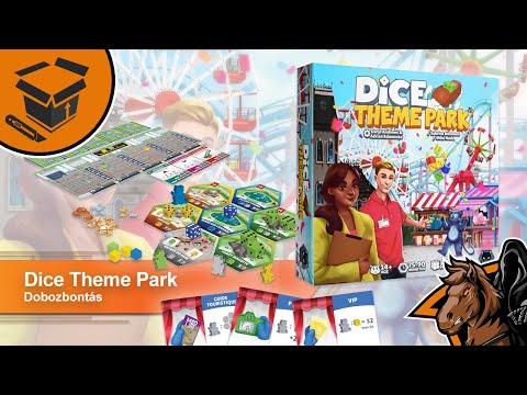 UNBOXING - Dice Theme Park - Szellemlovas