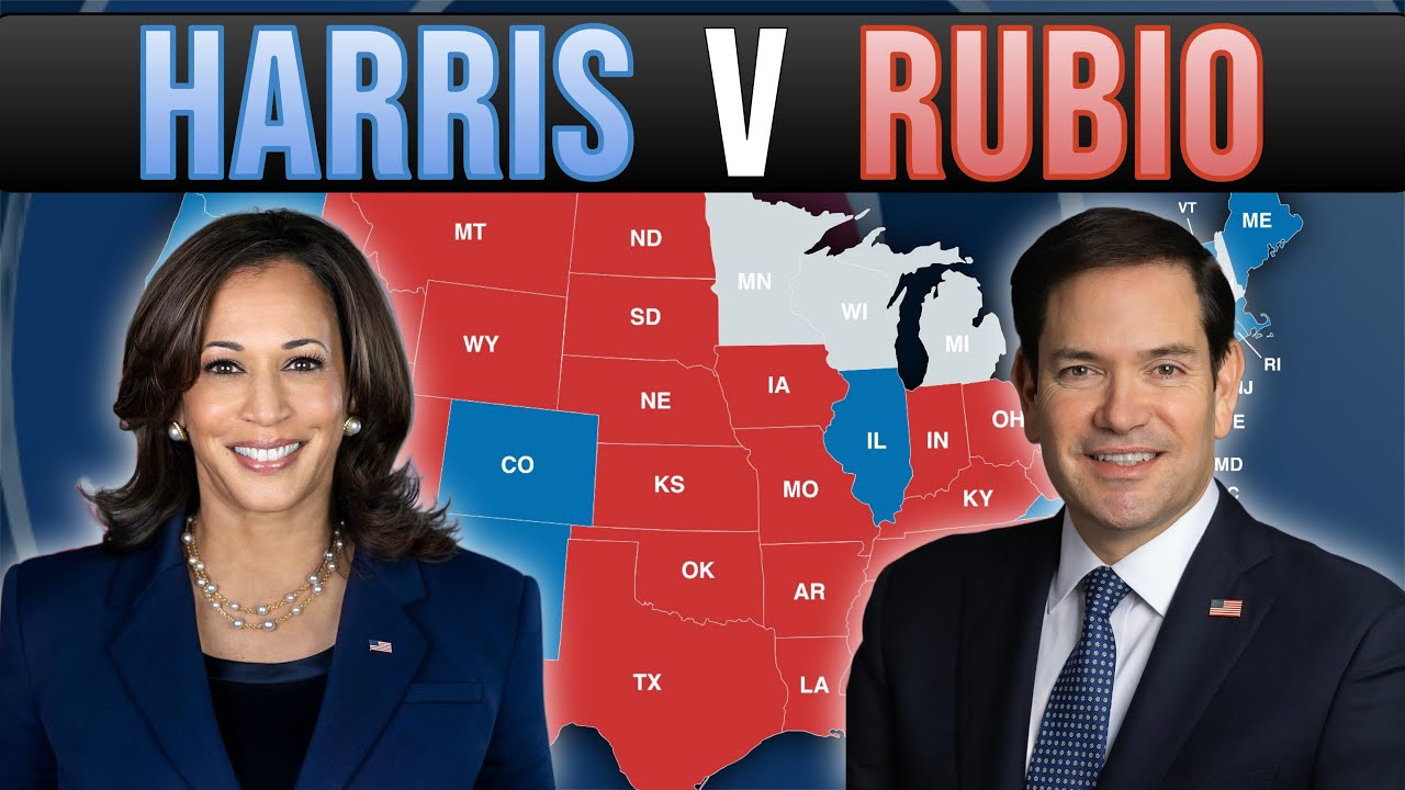 Kamala Harris vs Marco Rubio 2028 Presidential Election Prediction | Who Wins? | 5/8/25