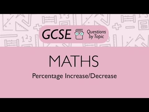 Percentage Increasedecrease Higher Q2 Maths Gcse Pmt Education