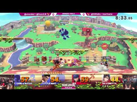 SXC2K16 - Smash 4 - Extra + Duon vs Haiku + Insertname - Doubles Winners Finals - 1/2