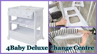 Unboxing and assembly of 4Baby Deluxe Bath & Changing Table !