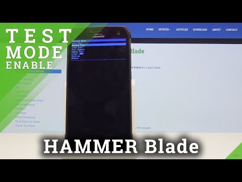 How to Enter Factory Mode in HAMMER Blade - MTKTest Mode