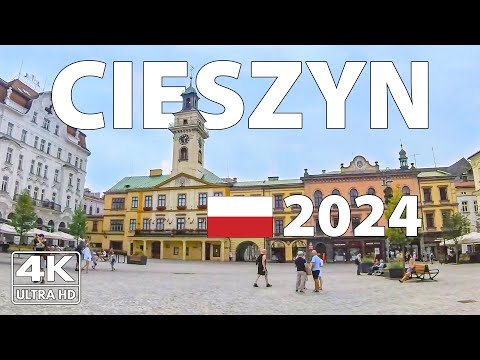 Cieszyn Polska Piesza Wycieczka ⛅️ 4K z Napisami