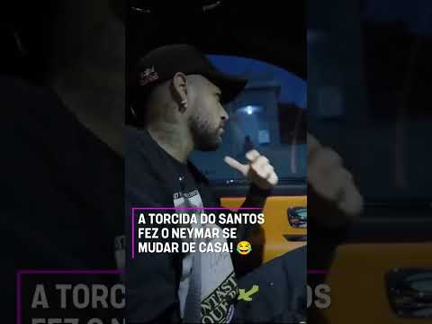 QUANDO A TORCIDA DO SANTOS FEZ O NEYMAR TER QUE MUDAR DE APARTAMENTO! 😂 #shorts