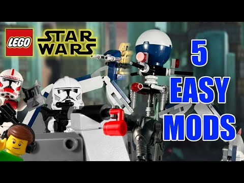 How to Mod the Clone and Battle Droid Battle Pack (75372) | Lego Star Wars