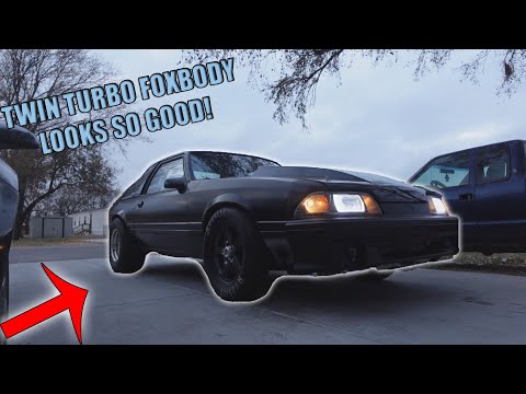 TWIN TURBO FOXBODY GETS A FACE UPGRADE!