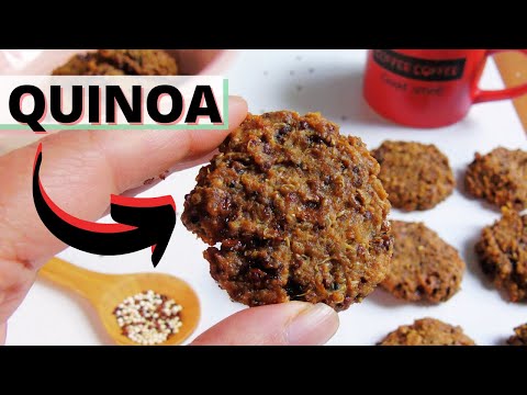 GALLETAS de QUINOA SIN GLUTEN VEGANAS (cookies saludables)