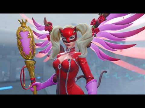 NEW Panther Mercy Skin Showcase | Overwatch 2 x Persona 5
