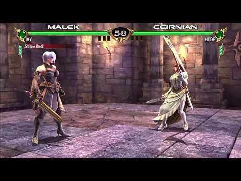 EVO 2009 Soul Calibur IV Winner's Semis Malek vs Ceirnian