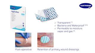 Product video: Hydrofilm Transparent Film Dressing - Several Sizes
