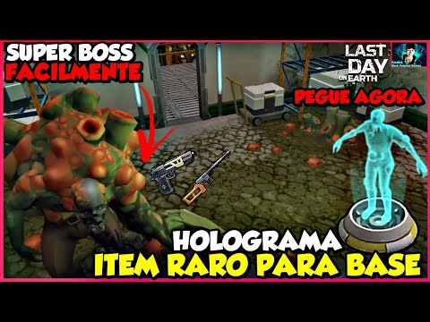 ●COMO CONSEGUIR O HOLOGRAMA ITEM RARO PRA BASE! BOSS HÍBRIDO NECRÓTICO LABORATÓRIO 👁 #LastDayOnEarth