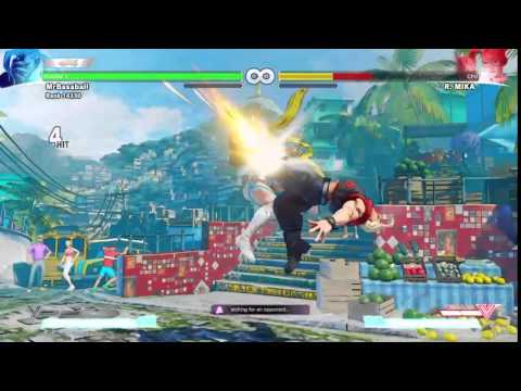 Street Fighter 5 - Beta #3 - Nash Punish Combo