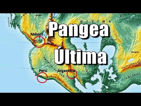 Earth in 250 million years National Geographic shows the map of Pangaea Ultima