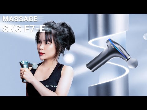 Review, Trải nghiệm và Đánh giá chi tiết Súng Massage cầm tay SKG F7-E